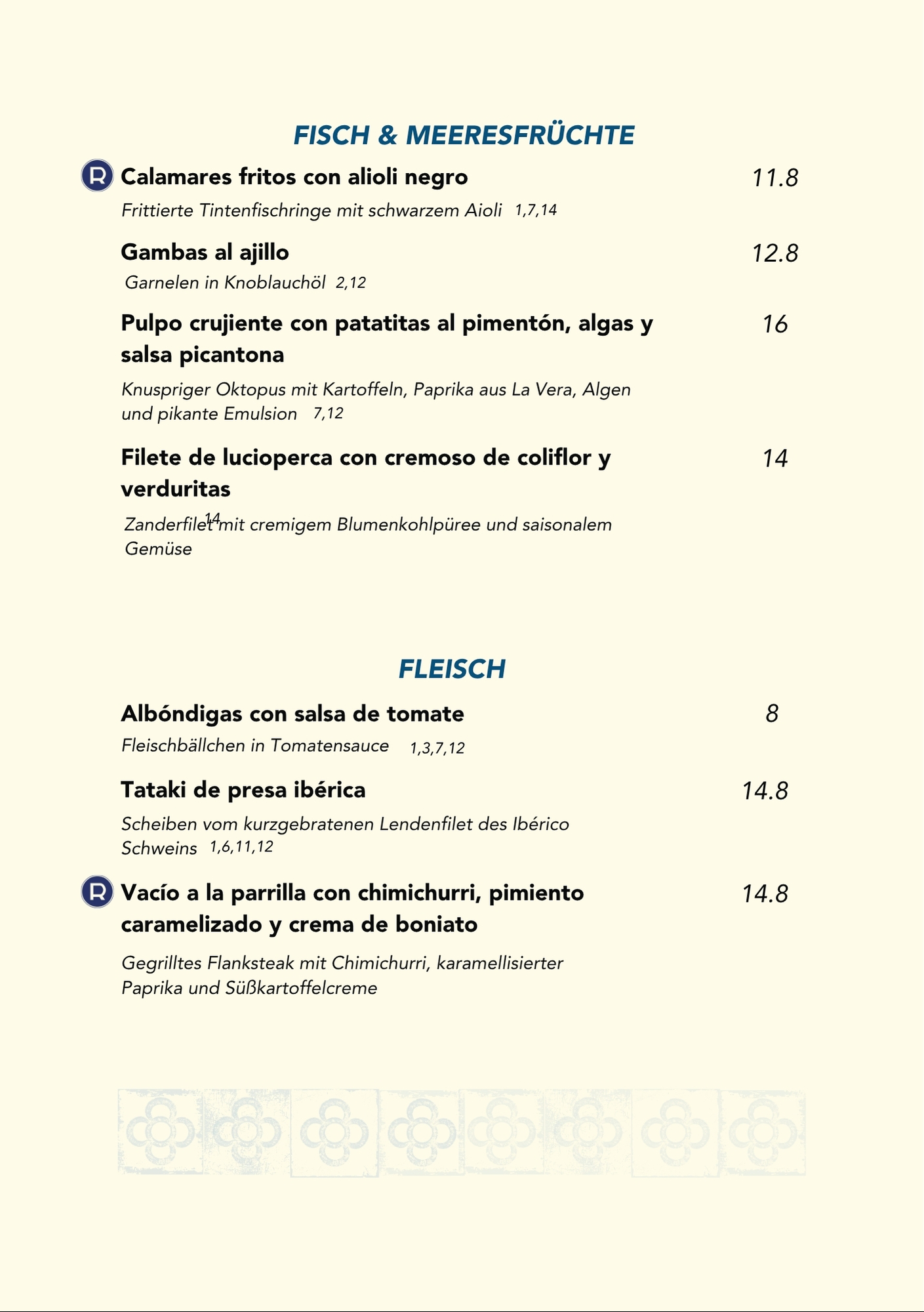 menu individual 10