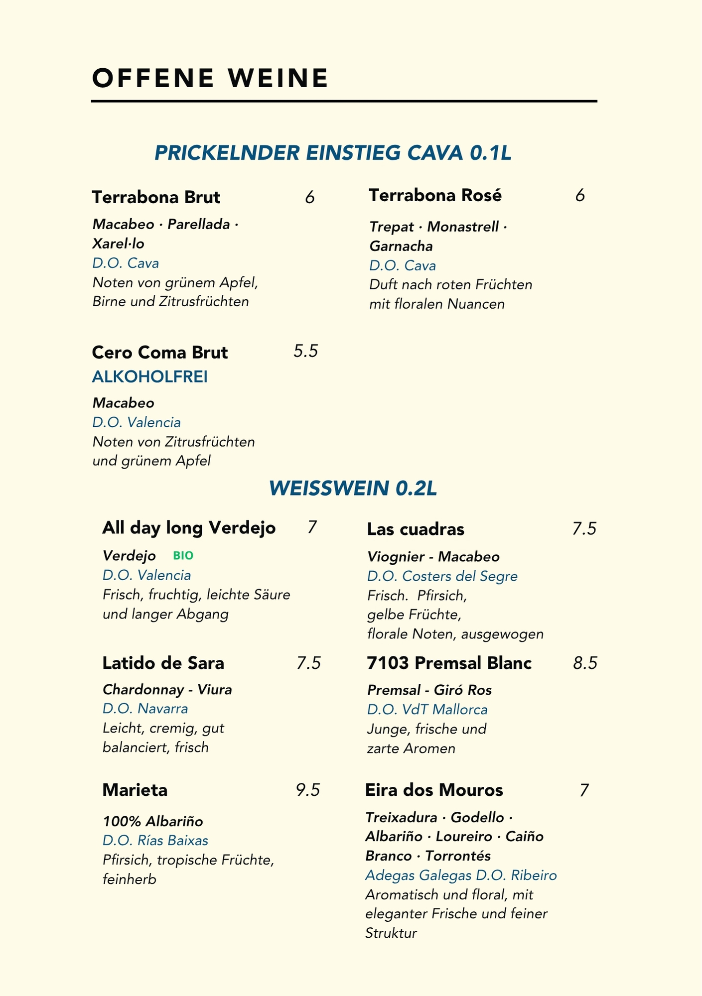 menu individual 5