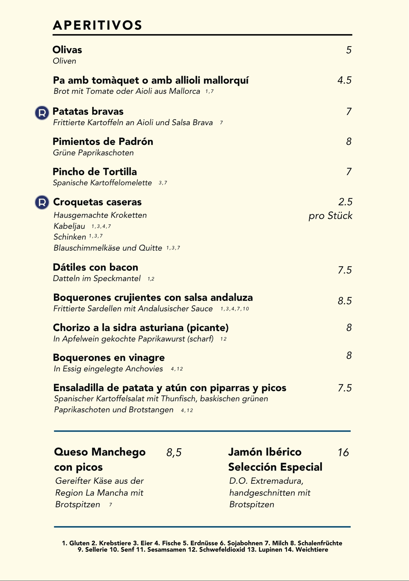 menu individual 8